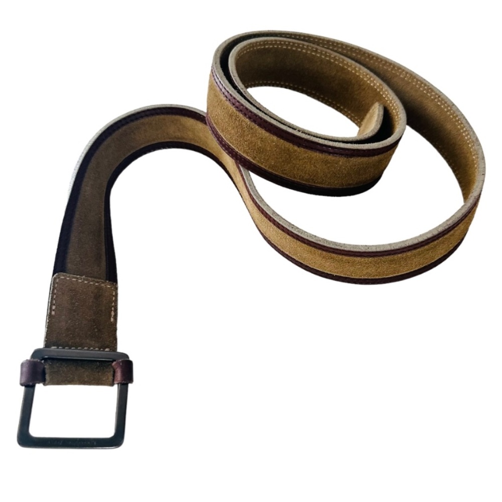 ermenegildo zegna belt leather brown size 40